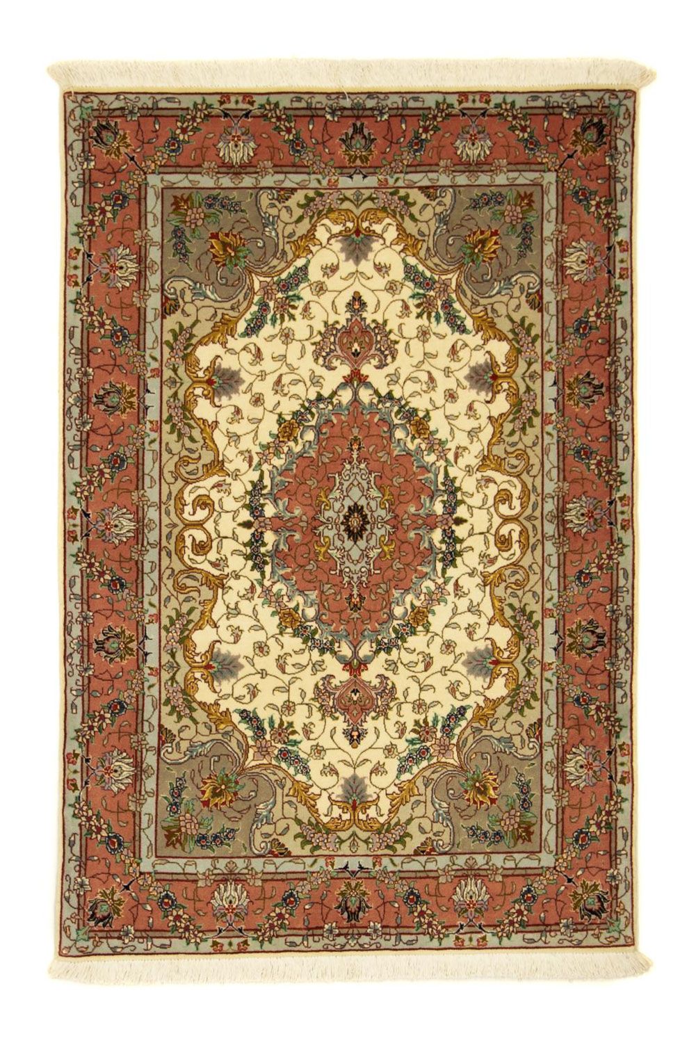 Persisk matta - Tabriz - Royal - 152 x 102 cm - beige
