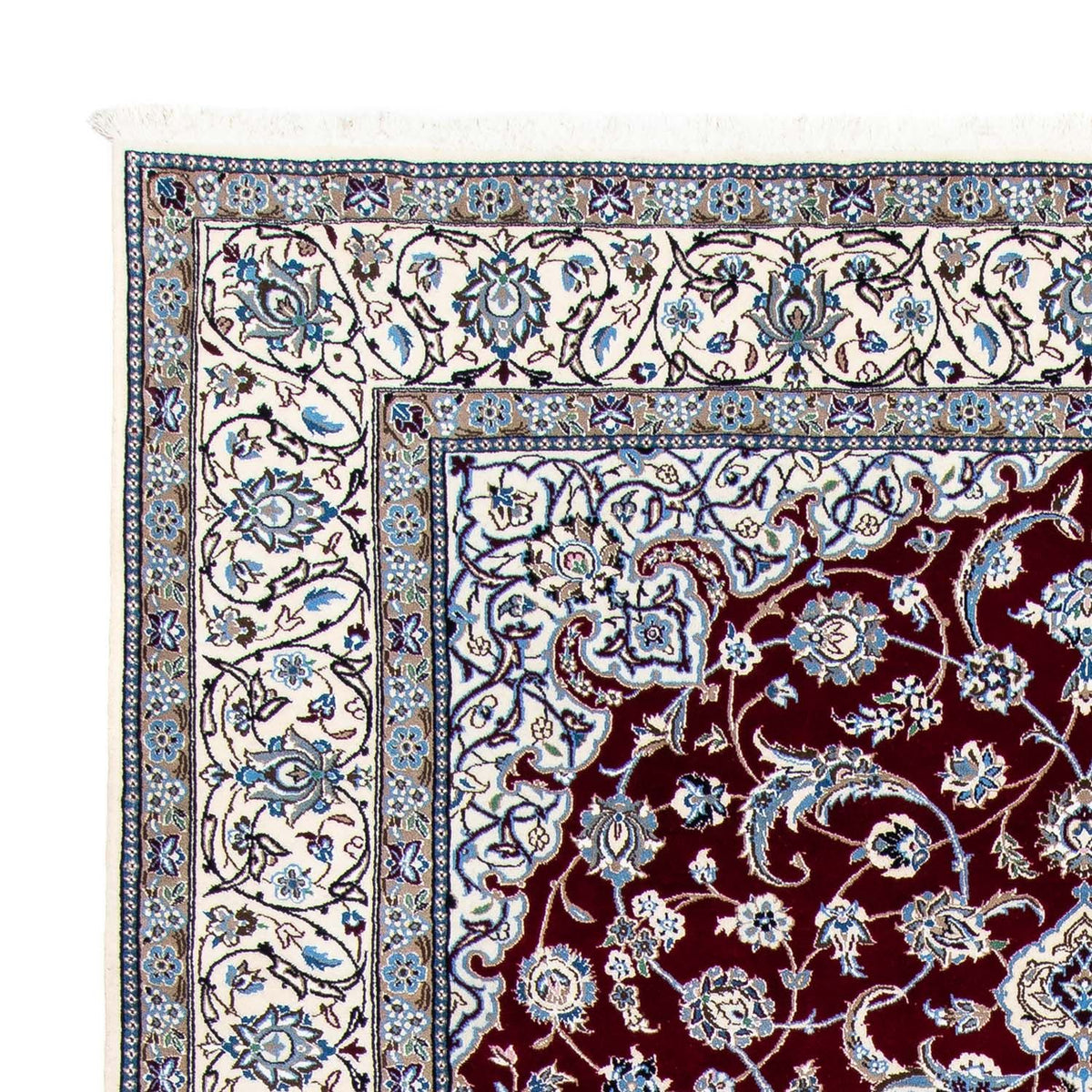 Persisk matta - Nain - Royal - 288 x 202 cm - mörkröd