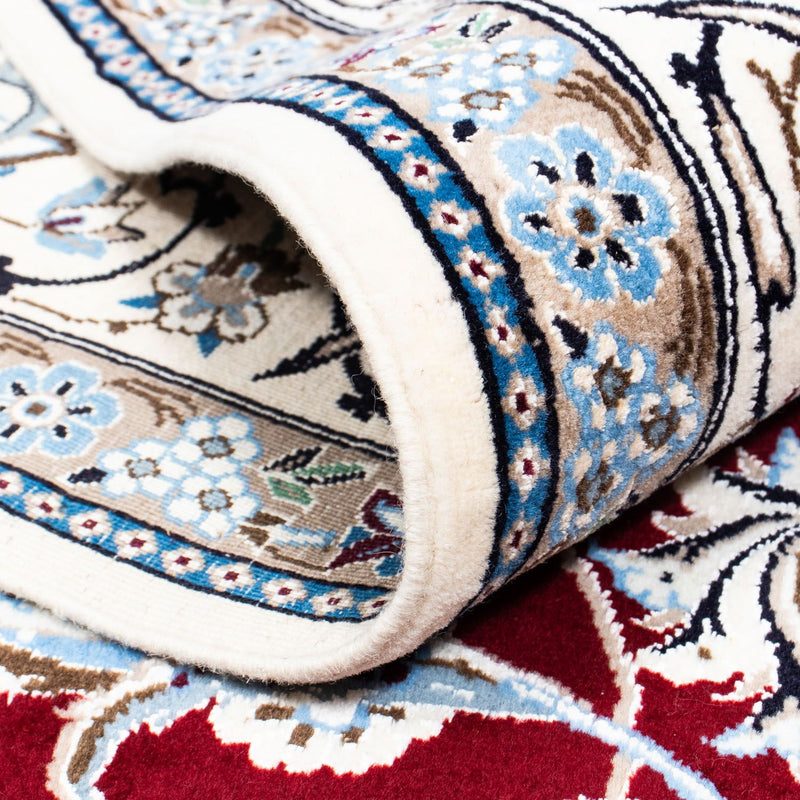 Persisk matta - Nain - Royal - 288 x 202 cm - mörkröd