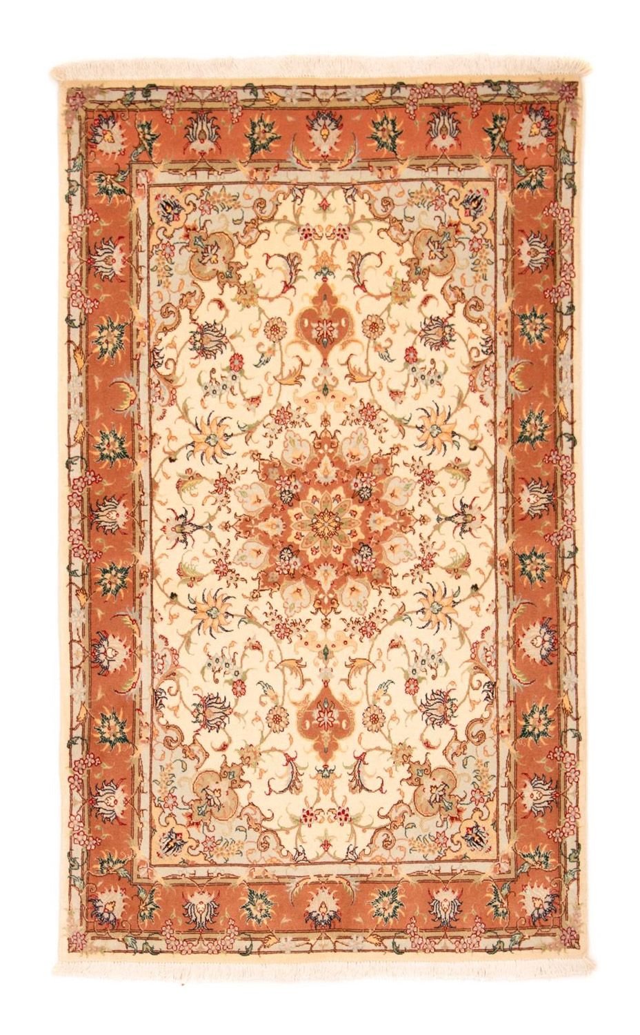 Persisk matta - Tabriz - Royal - 141 x 98 cm - beige