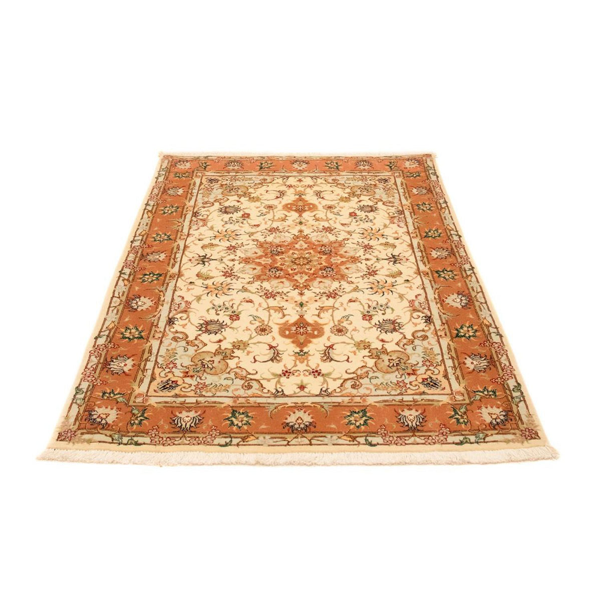 Persisk matta - Tabriz - Royal - 141 x 98 cm - beige