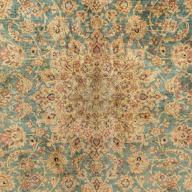 Silk Carpet - Ghom Silk - Premium - 216 x 132 cm - mörkblå