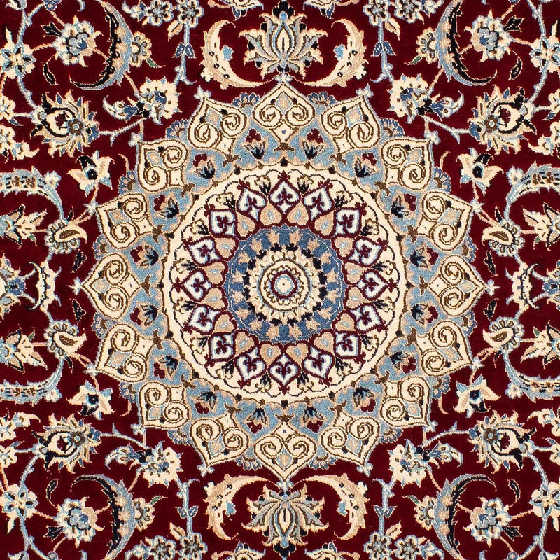 Persisk matta - Nain - Royal - 242 x 155 cm - mörkröd