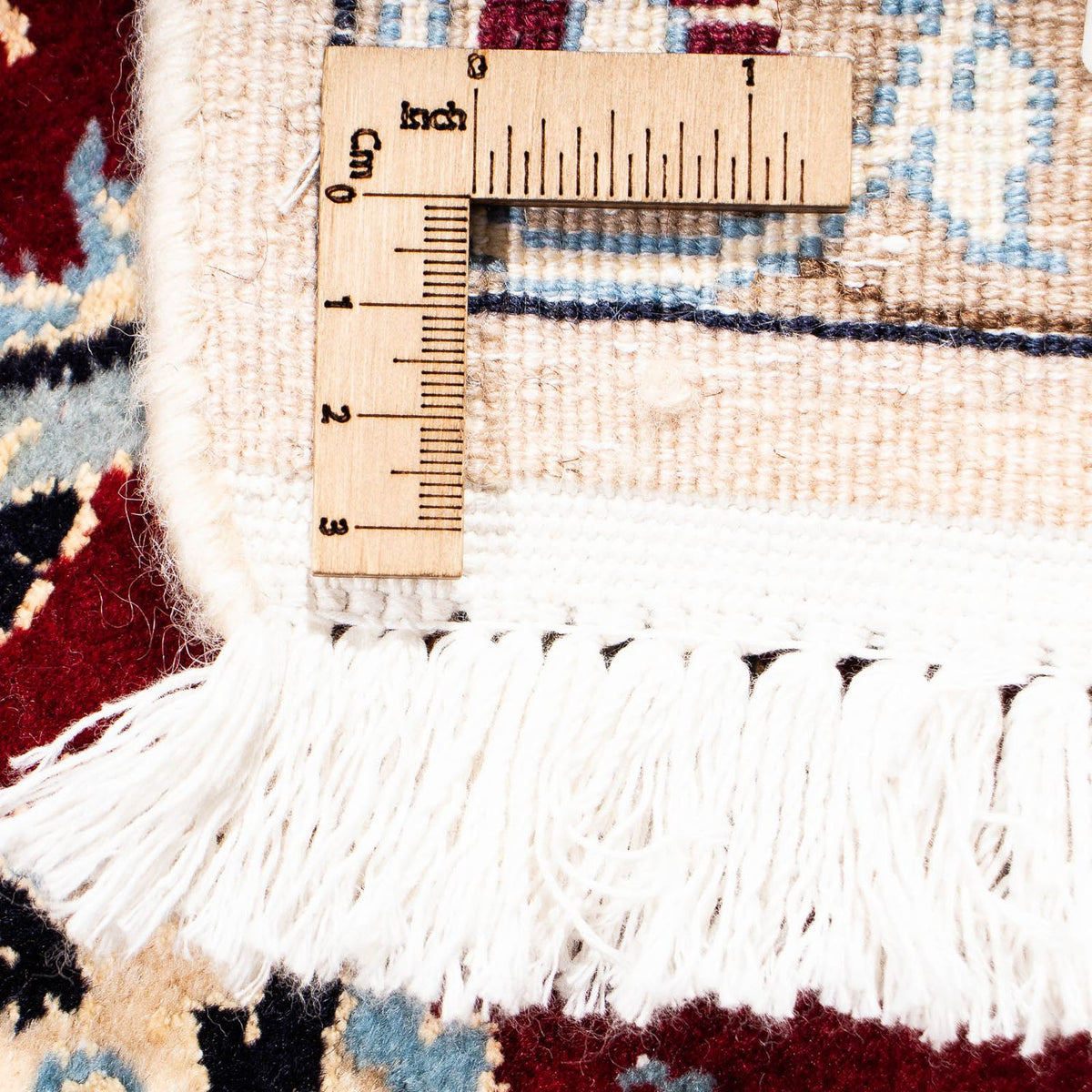 Persisk matta - Nain - Royal - 242 x 155 cm - mörkröd