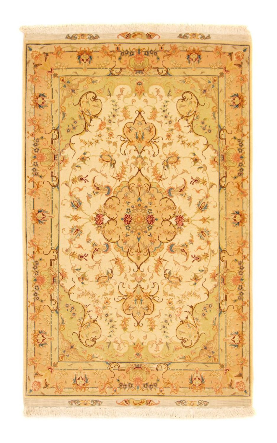Persisk matta - Tabriz - Royal - 157 x 100 cm - beige