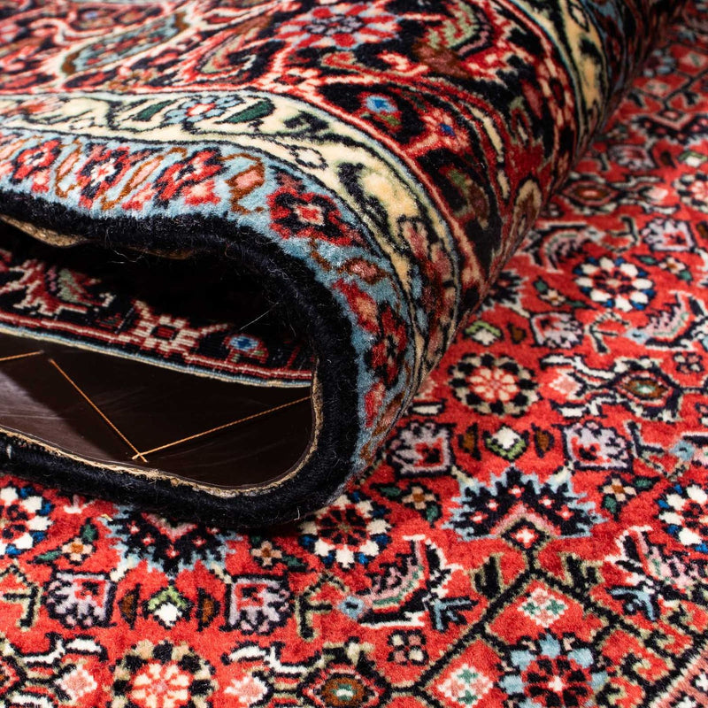 Persisk matta - Bijar - 252 x 170 cm - mörkröd