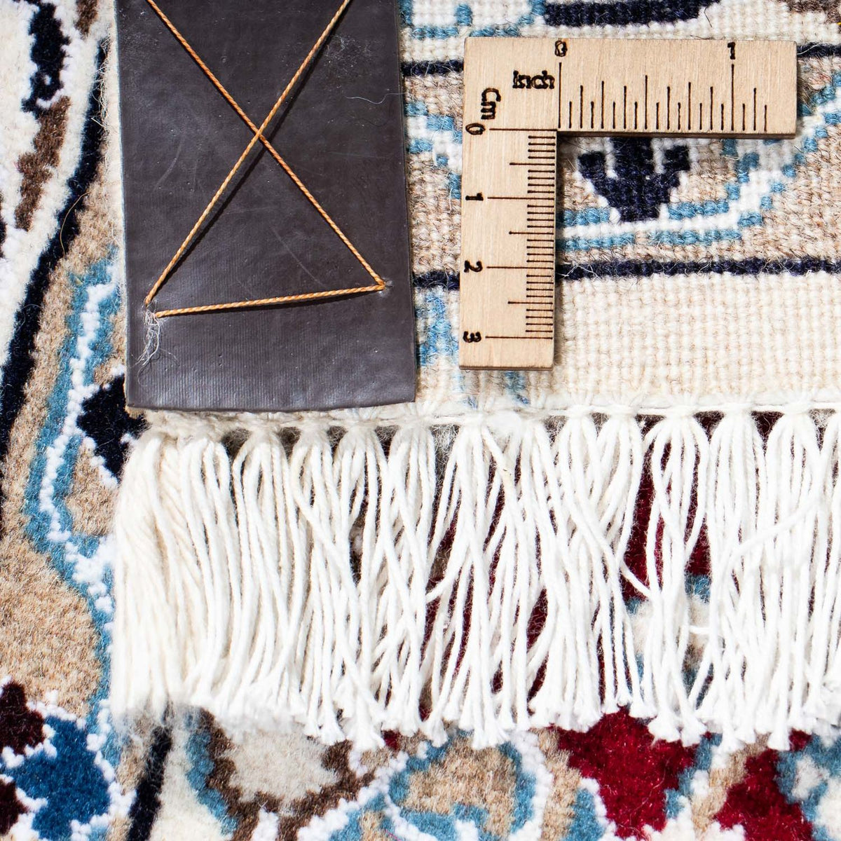 Persisk matta - Nain - Royal - 171 x 112 cm - mörkröd