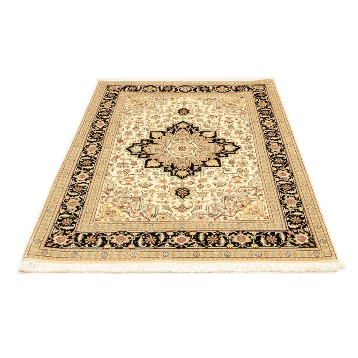 Persisk matta - Tabriz - Royal - 156 x 104 cm - beige