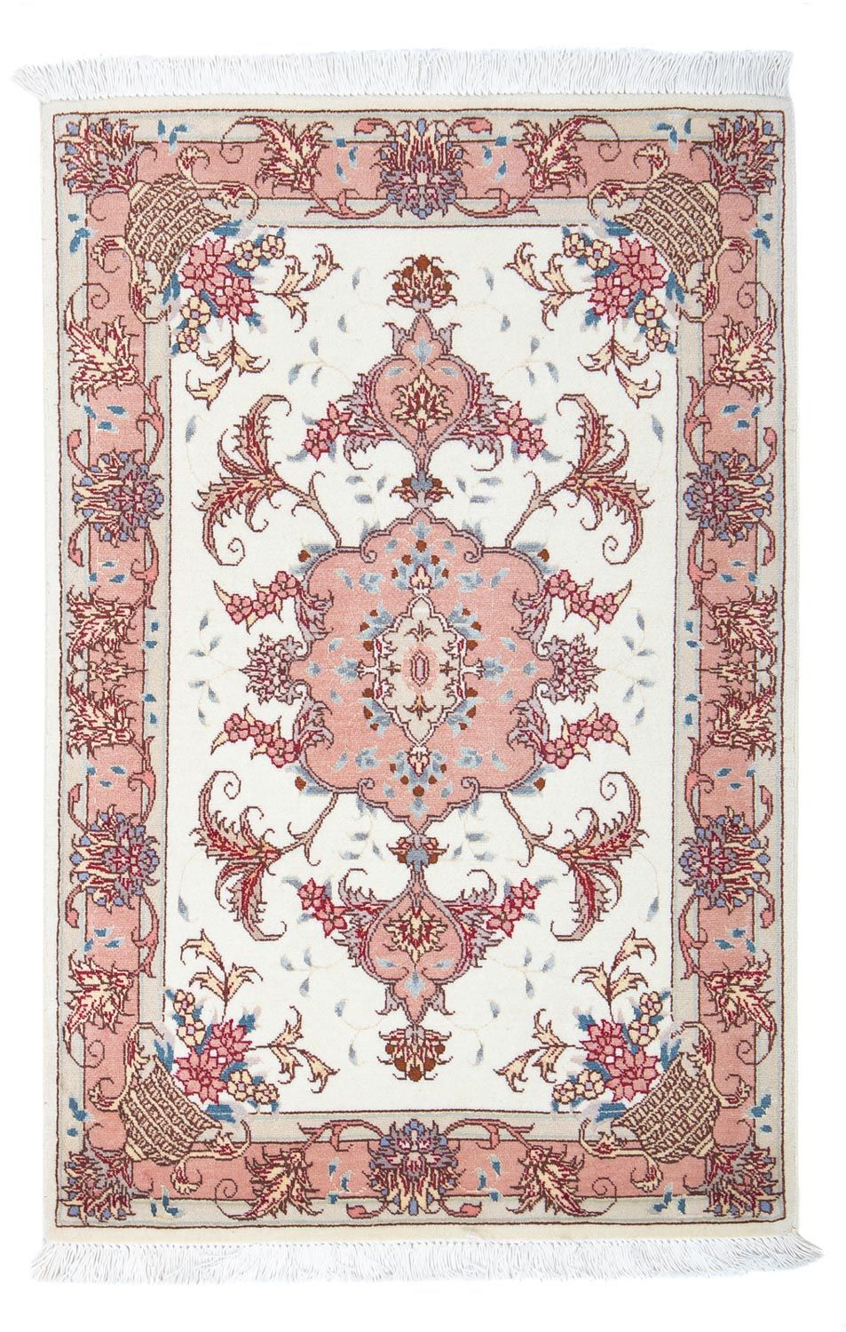 Persisk matta - Tabriz - Royal - 94 x 59 cm - beige