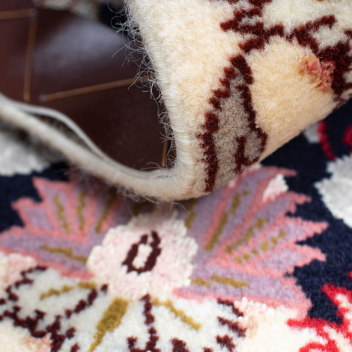 Persisk matta - Tabriz - Royal - 90 x 61 cm - mörkblå