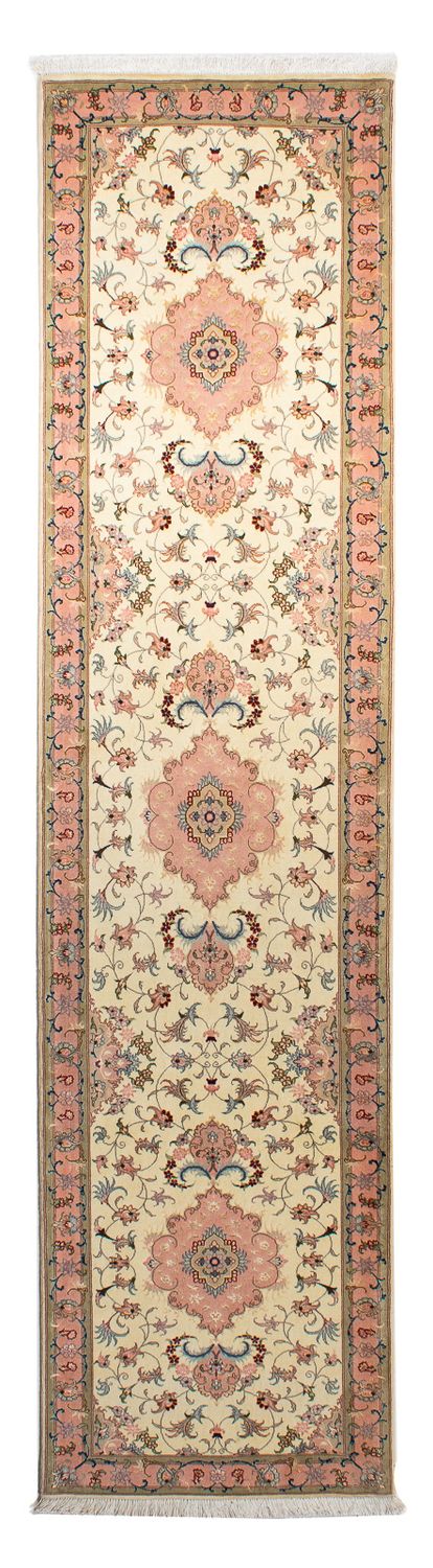 Runner Persisk matta - Tabriz - Royal - 300 x 74 cm - beige