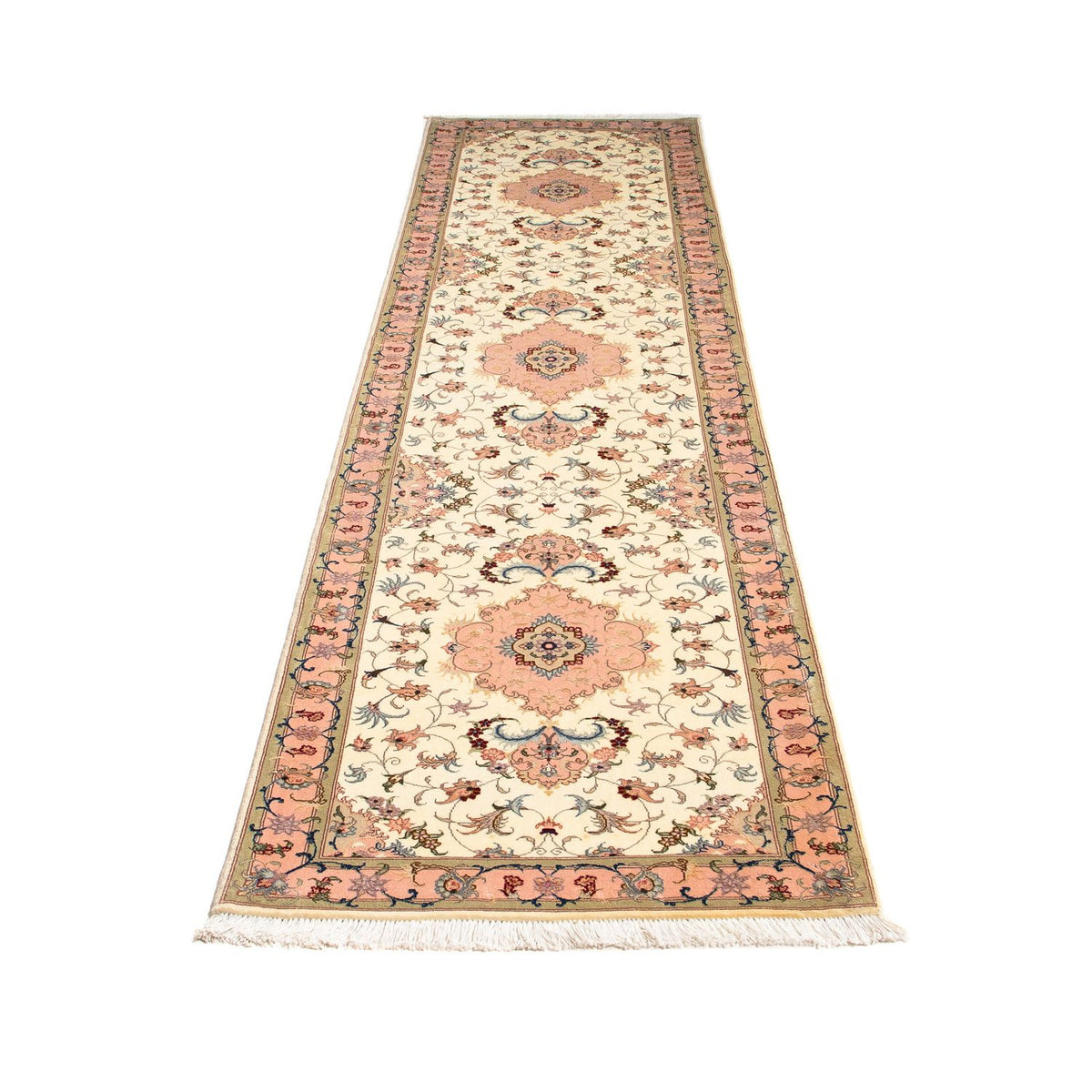 Runner Persisk matta - Tabriz - Royal - 300 x 74 cm - beige