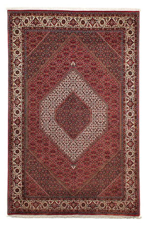 Persisk matta - Bijar - 302 x 203 cm - mörkröd