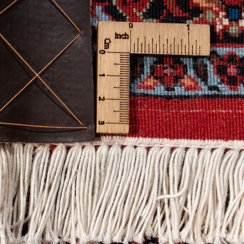 Persisk matta - Bijar - 302 x 203 cm - mörkröd