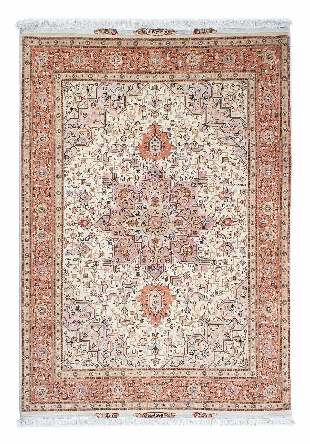 Persisk matta - Tabriz - Royal - 214 x 154 cm - beige