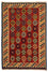Kelim Carpet - orientalisk matta - 212 x 152 cm - mörkröd