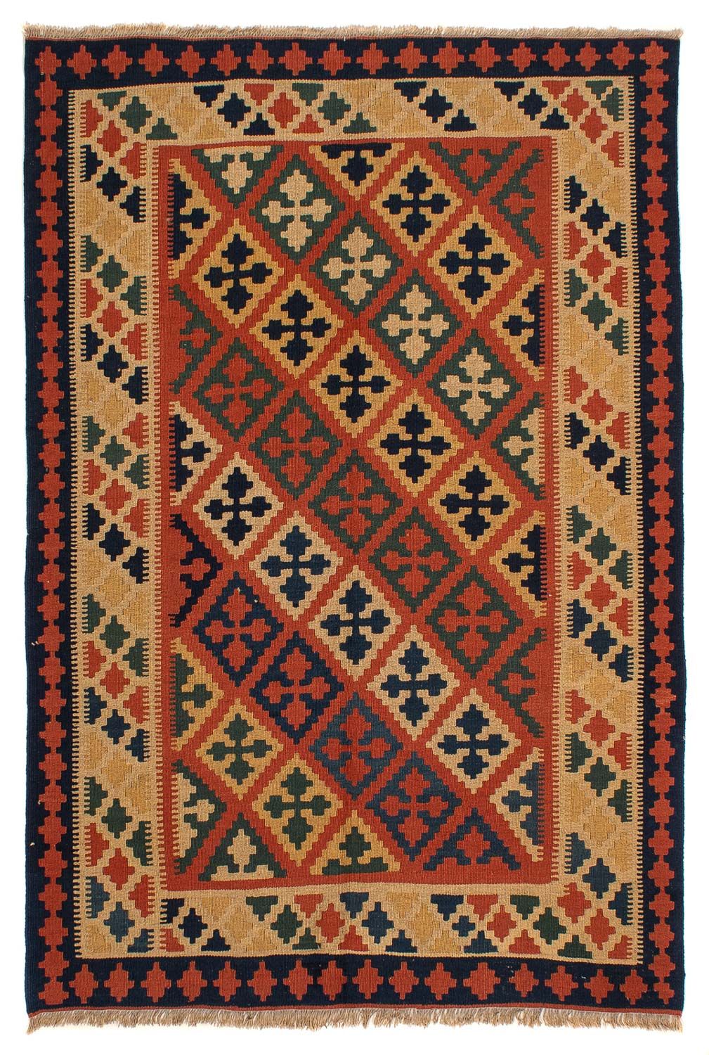 Kelim Carpet - orientalisk matta - 200 x 154 cm - brun