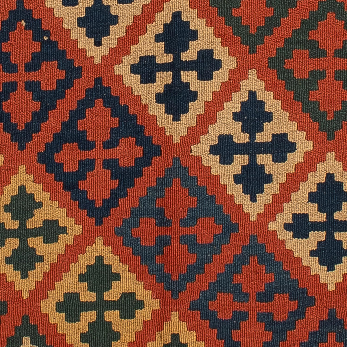 Kelim Carpet - orientalisk matta - 200 x 154 cm - brun