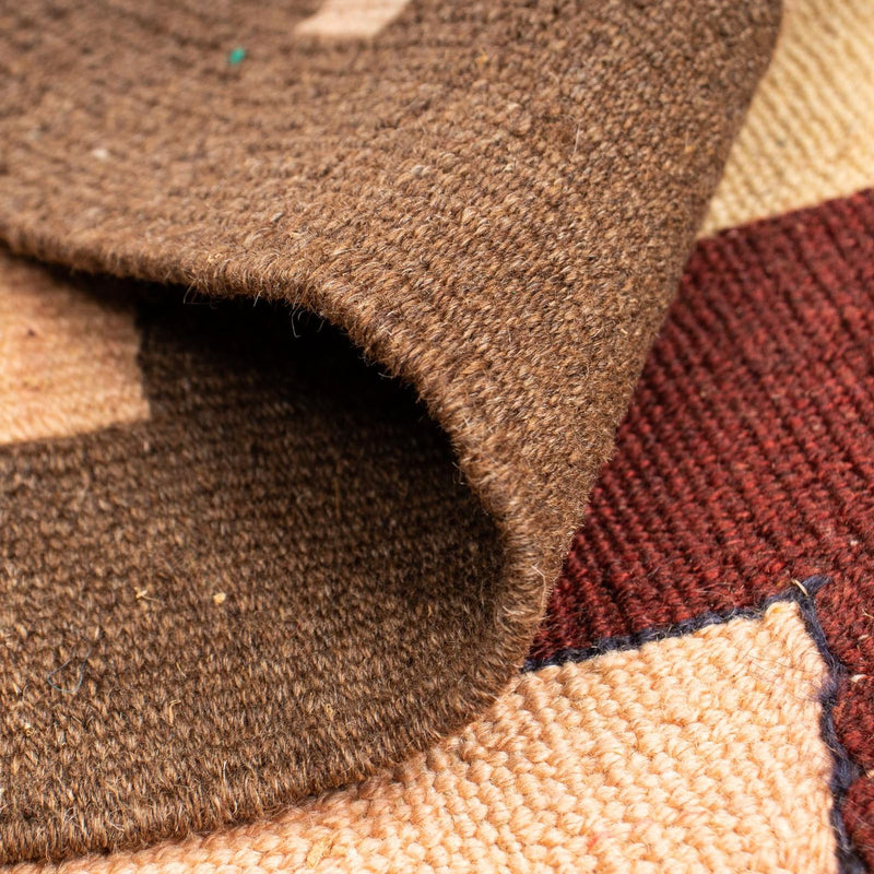 Kelim Carpet - orientalisk matta - 158 x 120 cm - ljusbrun