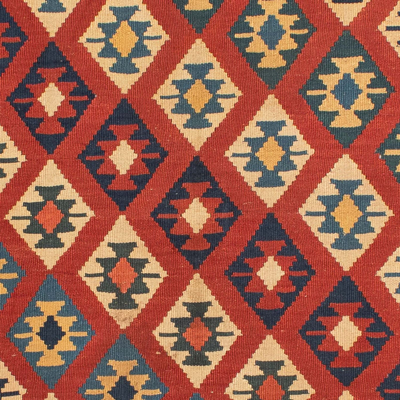 Kelim Carpet - orientalisk matta - 221 x 152 cm - flerfärgad