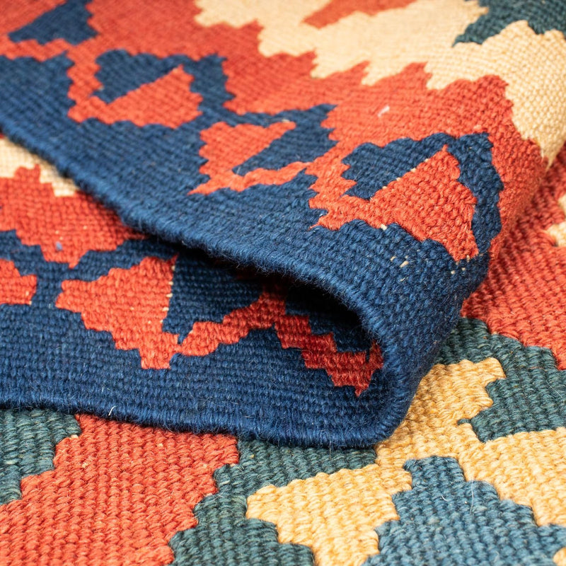 Kelim Carpet - orientalisk matta - 221 x 152 cm - flerfärgad