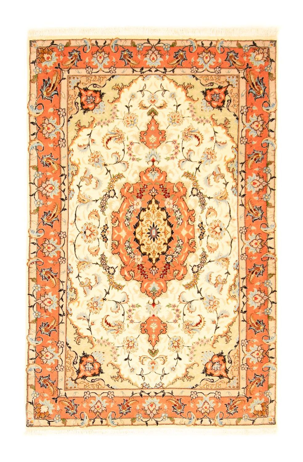 Persisk matta - Tabriz - Royal - 157 x 101 cm - beige