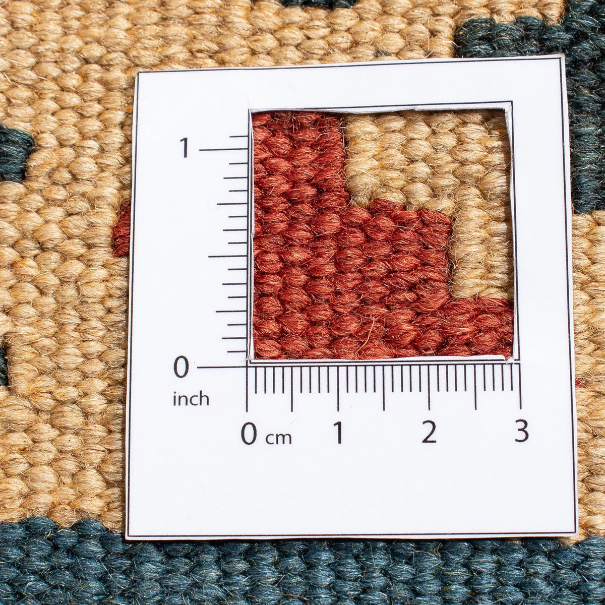 Kelim Carpet - orientalisk matta - 217 x 142 cm - mörkröd