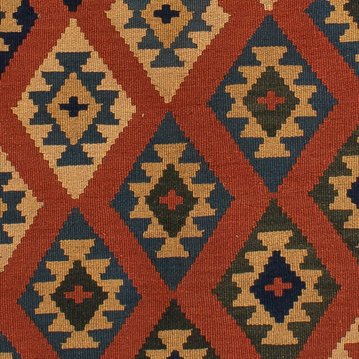 Kelim Carpet - orientalisk matta - 210 x 149 cm - brun