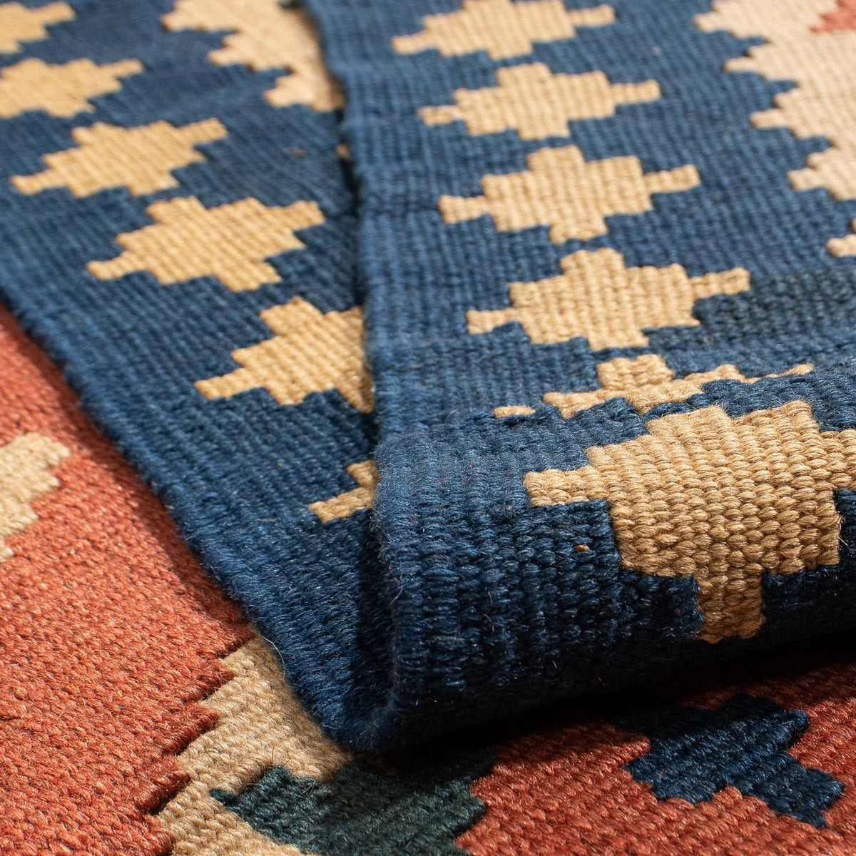 Kelim Carpet - orientalisk matta - 210 x 149 cm - brun