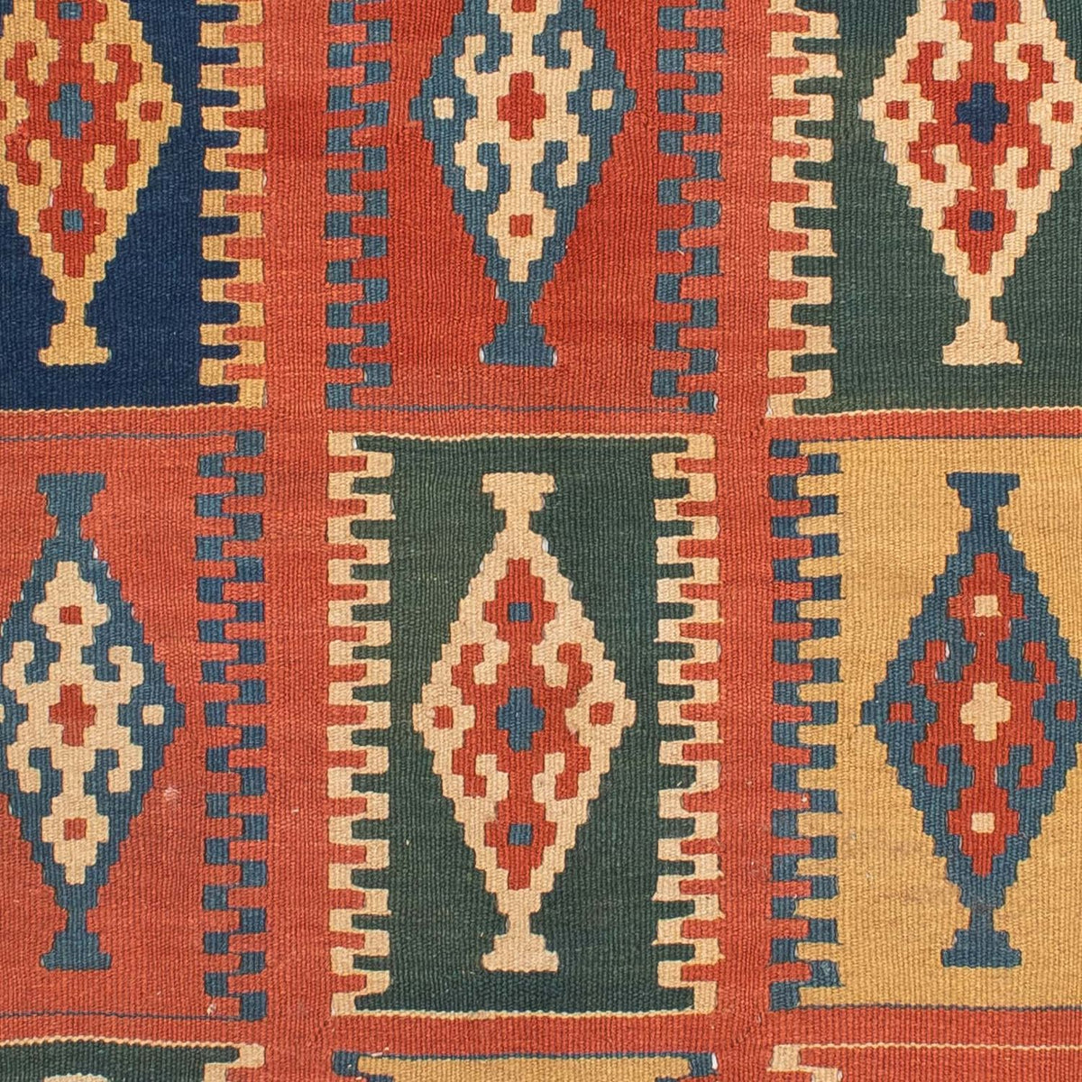 Kelim Carpet - orientalisk matta - 215 x 163 cm - flerfärgad