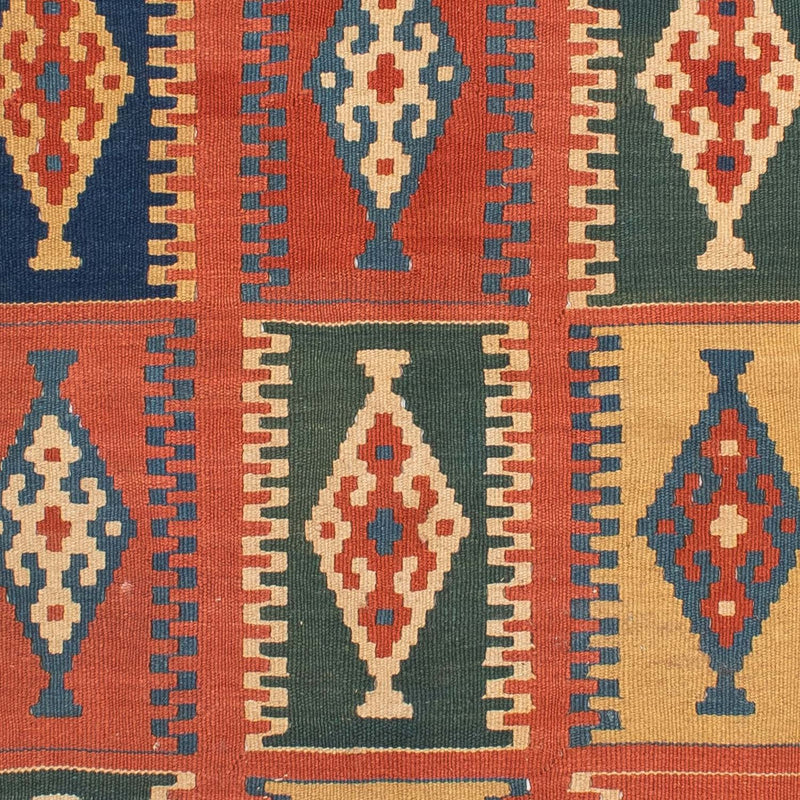 Kelim Carpet - orientalisk matta - 215 x 163 cm - flerfärgad