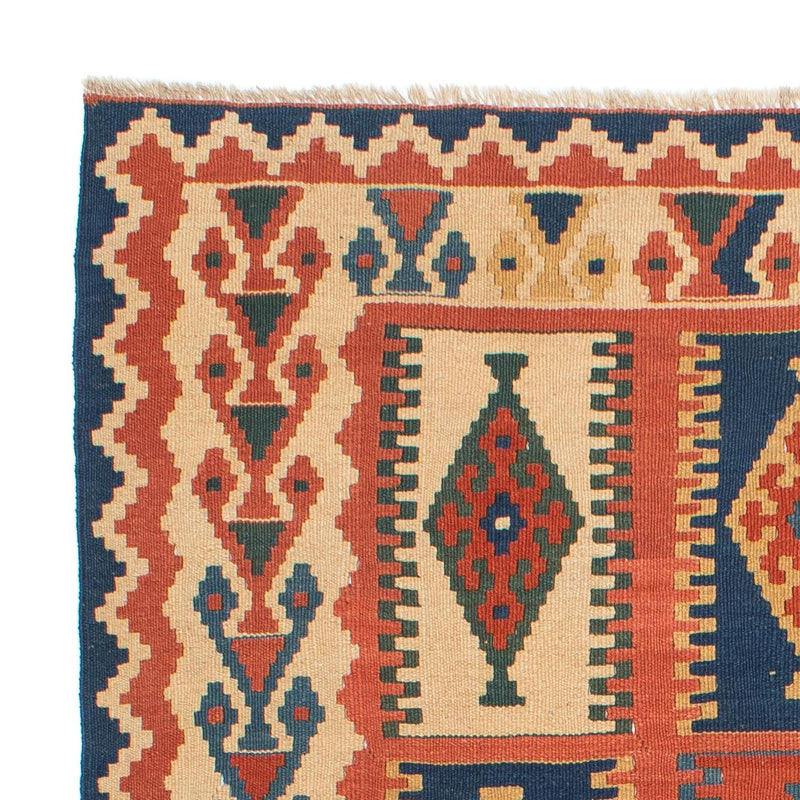 Kelim Carpet - orientalisk matta - 215 x 163 cm - flerfärgad