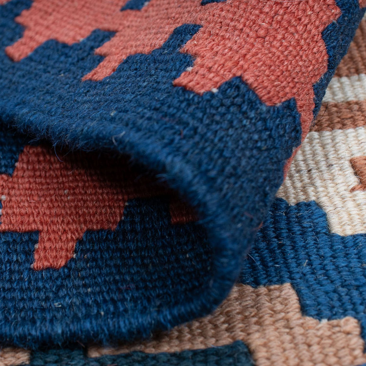 Kelim Carpet - orientalisk matta - 200 x 155 cm - flerfärgad