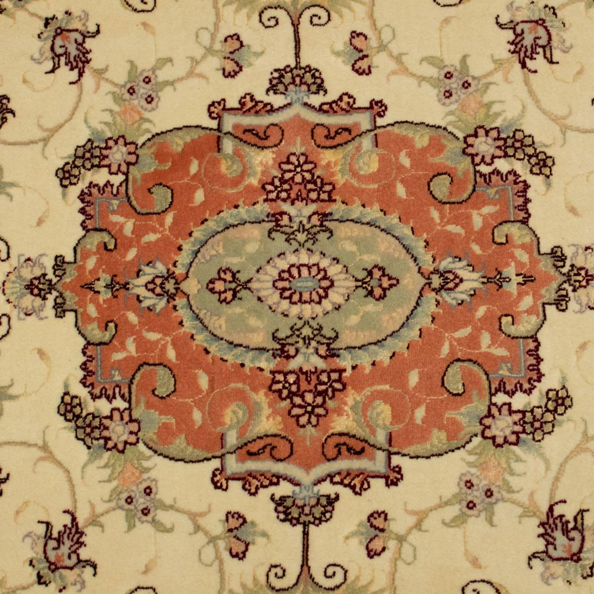 Persisk matta - Tabriz - Royal - 155 x 100 cm - beige