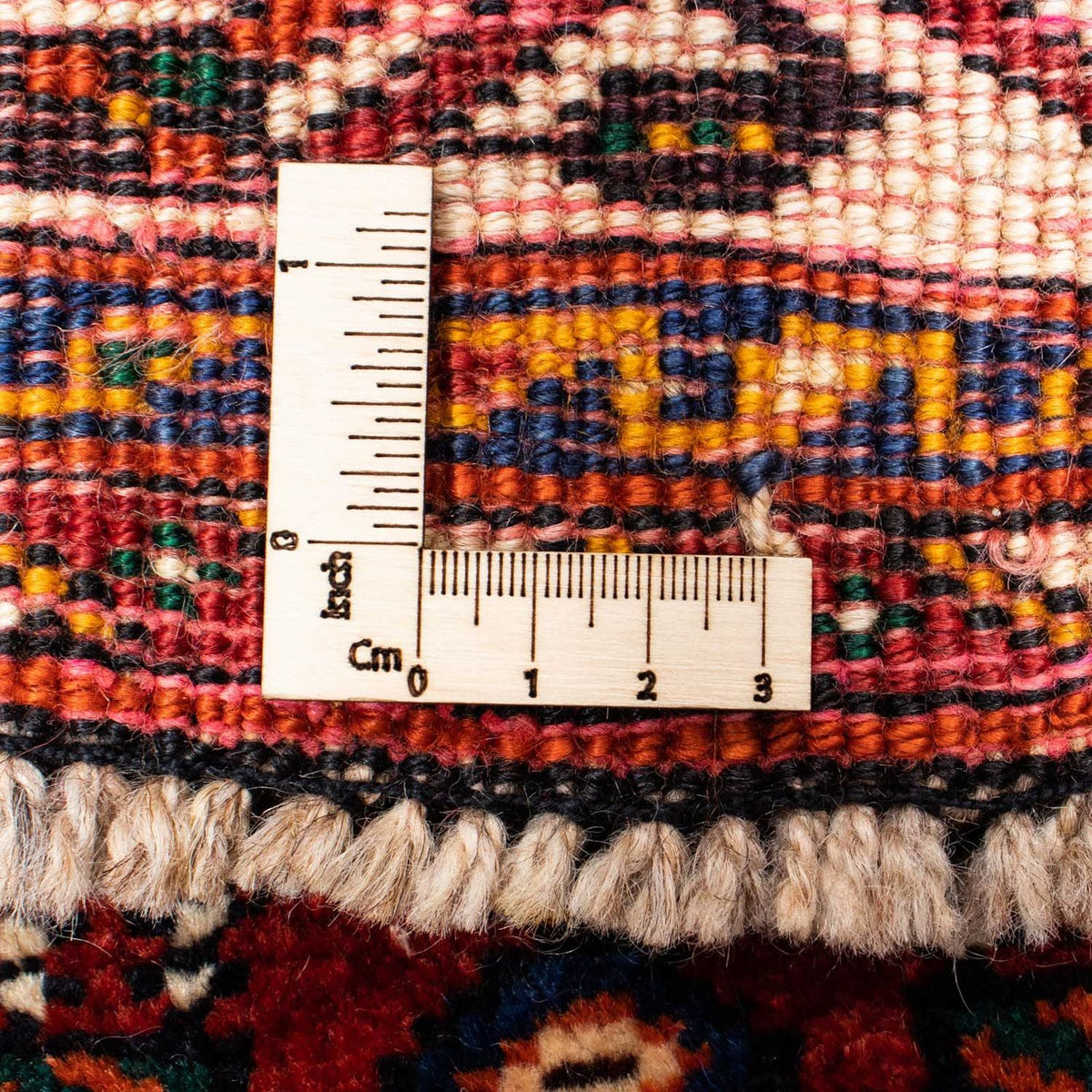 Runner Persisk matta - Nomadic - 337 x 103 cm - mörkröd