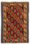 Kelim Carpet - orientalisk matta - 200 x 153 cm - rost