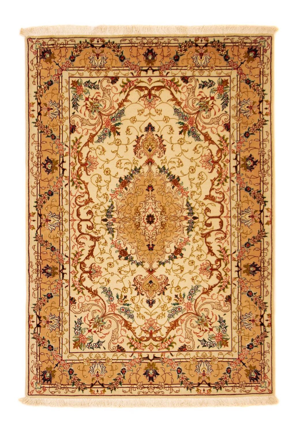 Persisk matta - Tabriz - Royal - 148 x 101 cm - beige