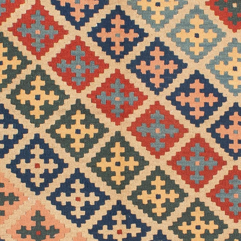 Kelim Carpet - orientalisk matta - 221 x 164 cm - flerfärgad