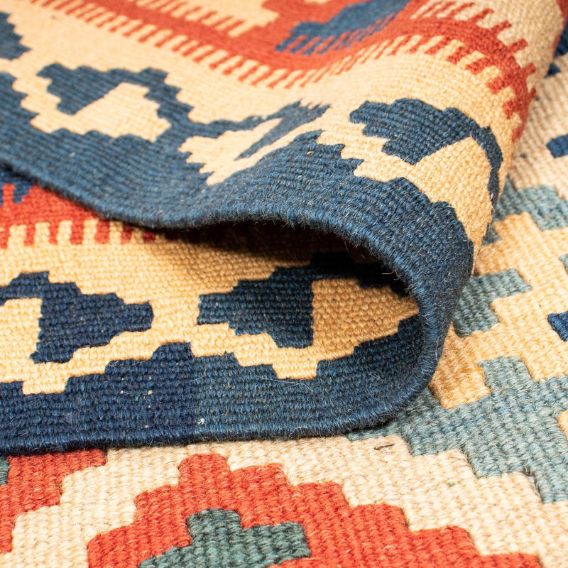 Kelim Carpet - orientalisk matta - 221 x 164 cm - flerfärgad