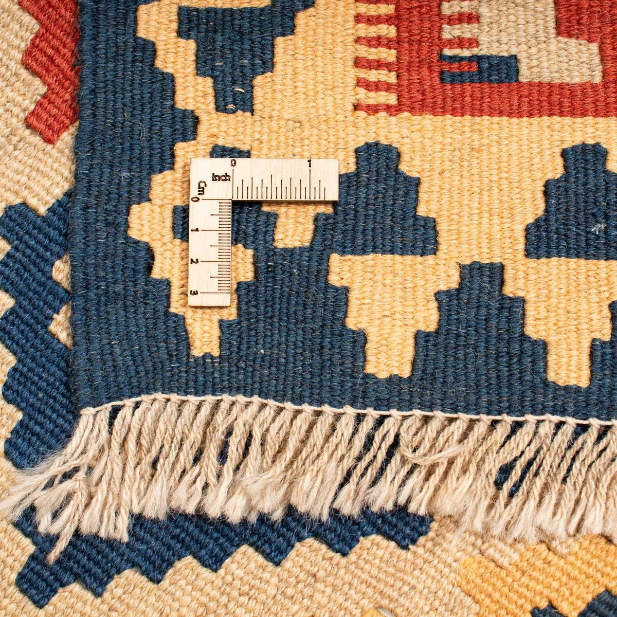 Kelim Carpet - orientalisk matta - 221 x 164 cm - flerfärgad