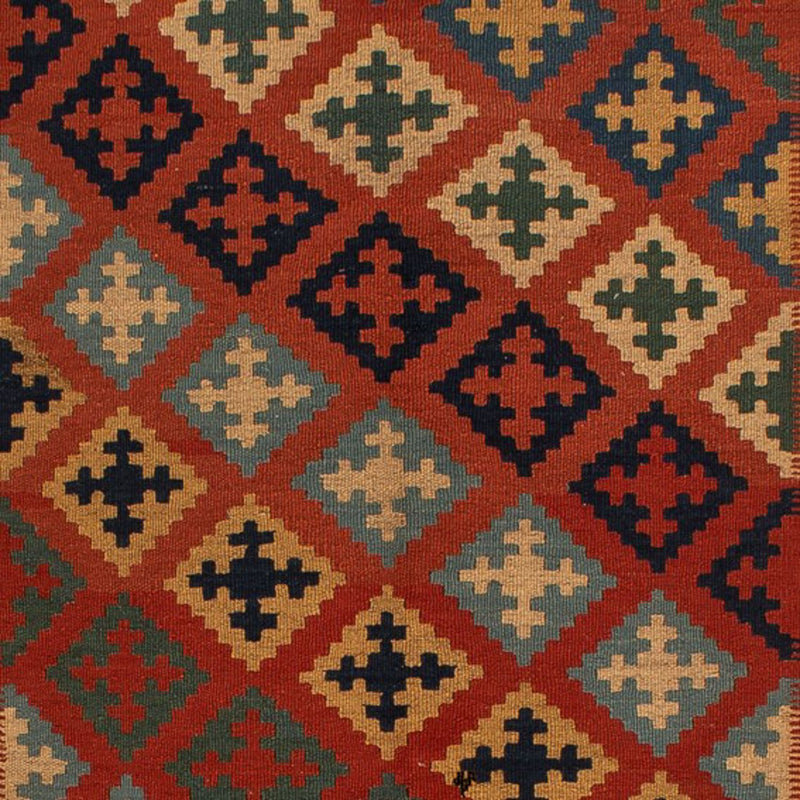 Kelim Carpet - orientalisk matta - 210 x 158 cm - flerfärgad