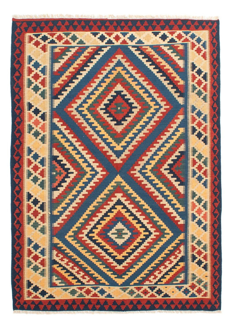 Kelim Carpet - orientalisk matta - 217 x 153 cm - flerfärgad