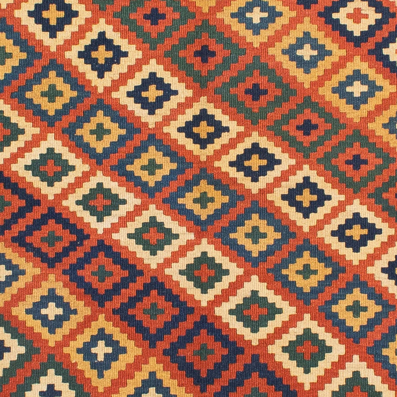 Kelim Carpet - orientalisk matta - 202 x 153 cm - flerfärgad