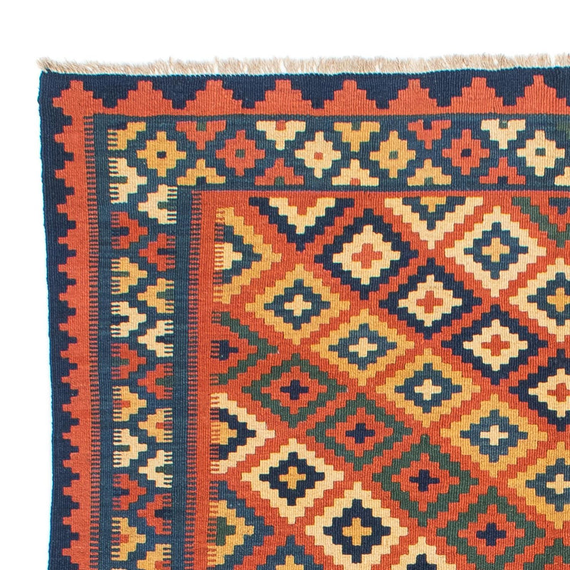 Kelim Carpet - orientalisk matta - 202 x 153 cm - flerfärgad