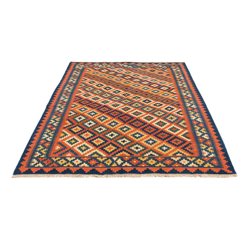 Kelim Carpet - orientalisk matta - 202 x 153 cm - flerfärgad