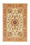 Tabriz - 50 Raj Mattan 103x154cm - Persisk matta - Rektangulär / Beige / 103 x 154 cm Rektangulär
