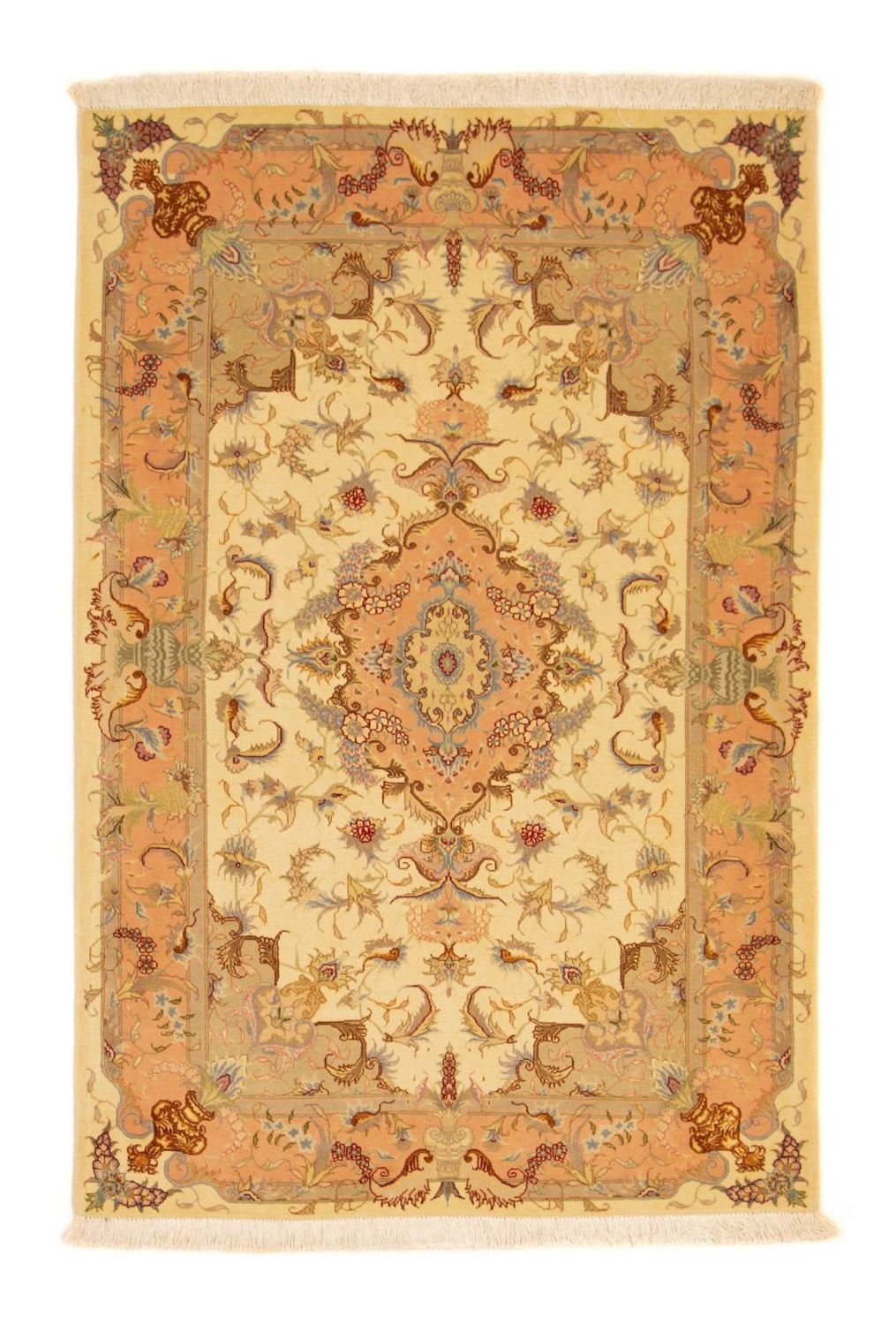 Persisk matta - Tabriz - Royal - 150 x 100 cm - beige