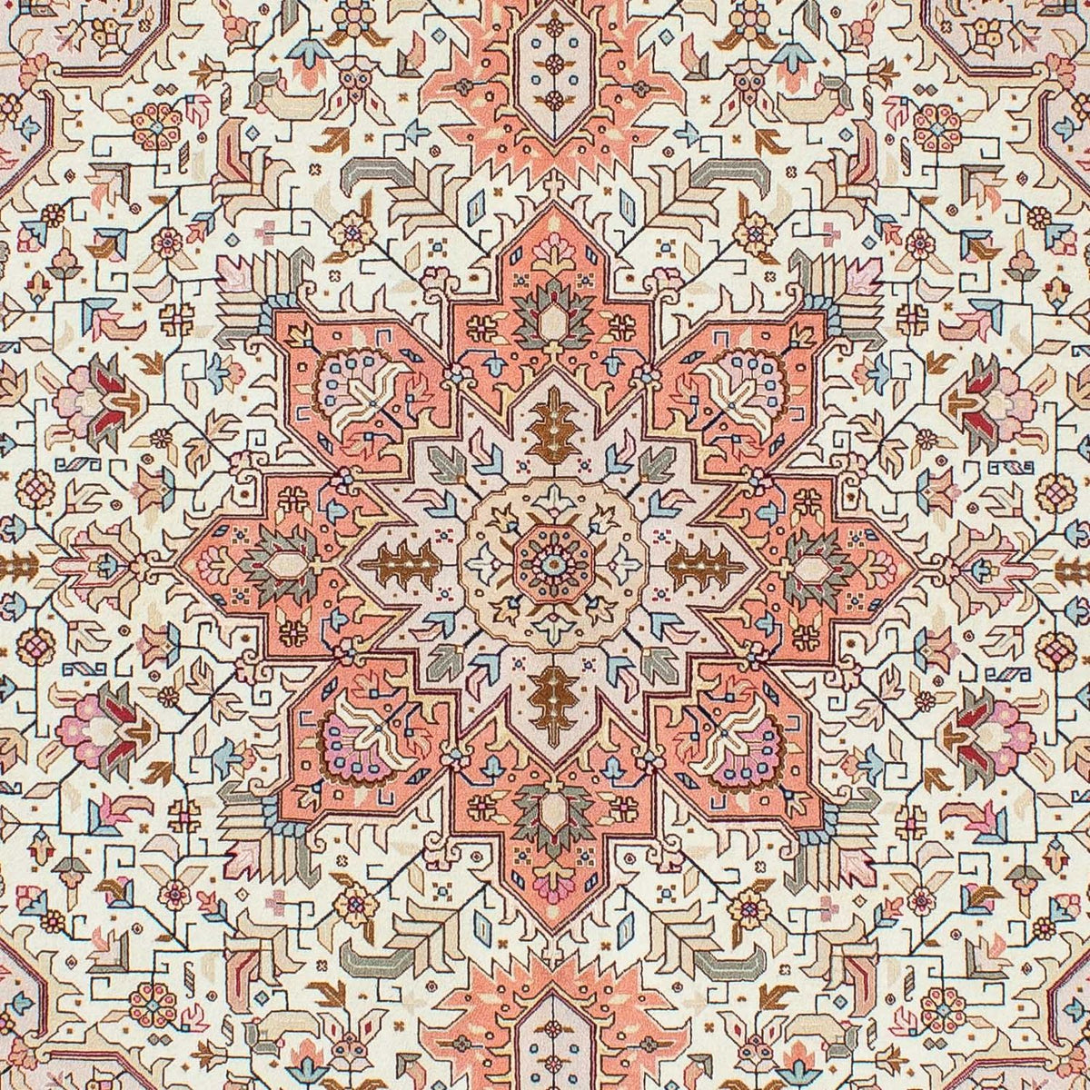 Persisk matta - Tabriz - Royal - 201 x 150 cm - beige