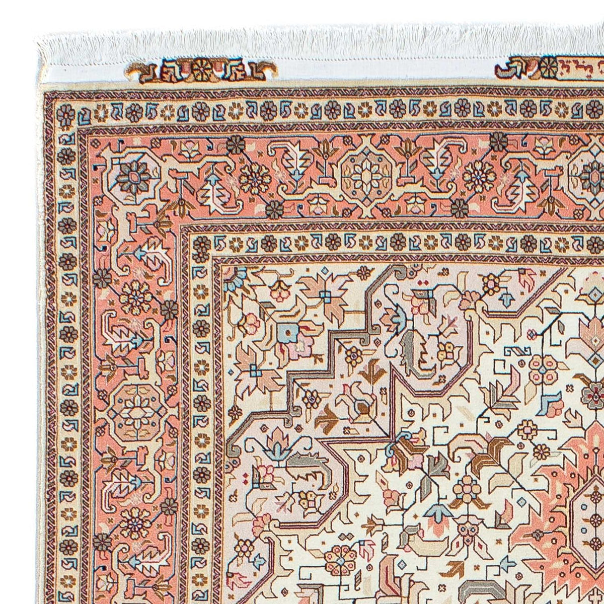 Persisk matta - Tabriz - Royal - 201 x 150 cm - beige