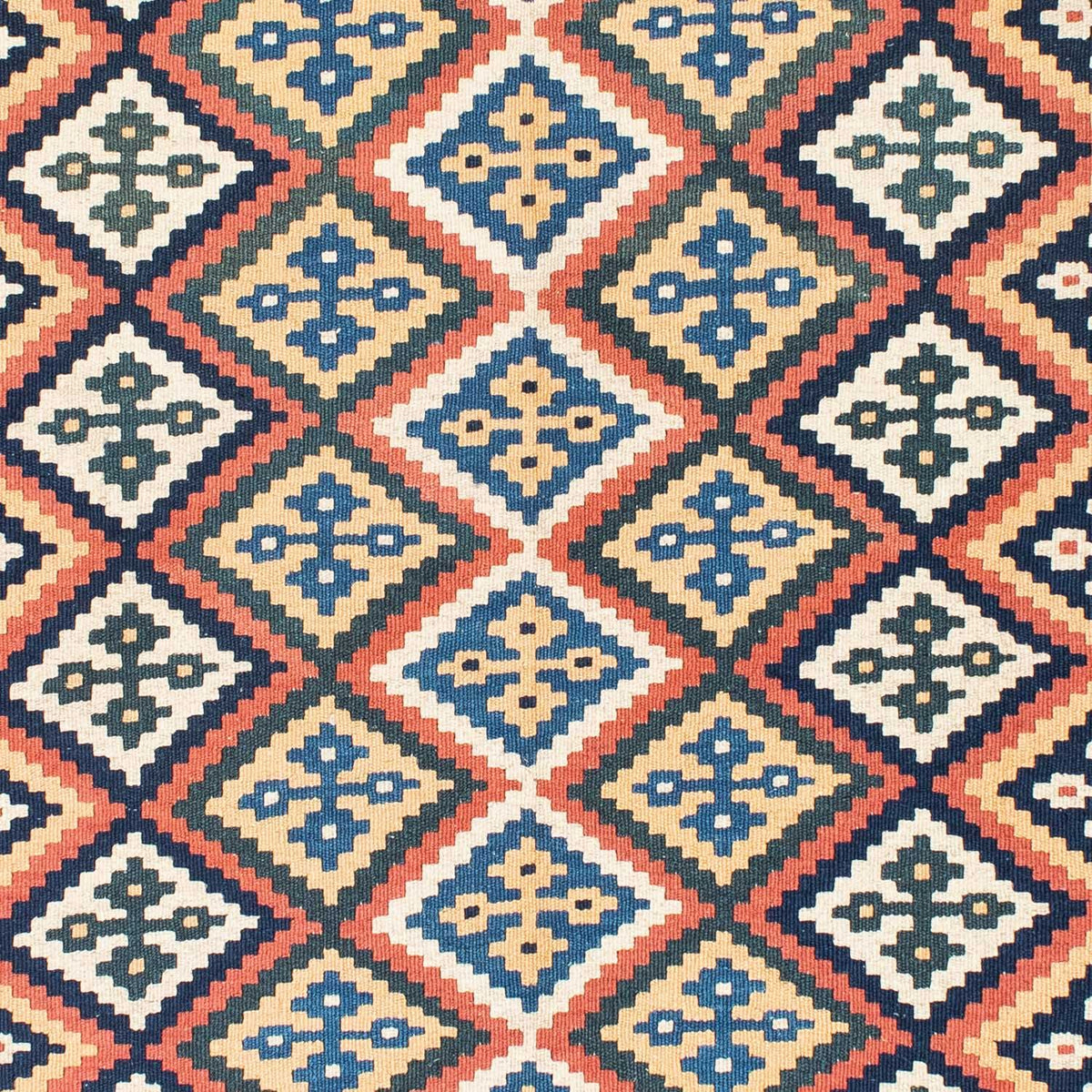 Kelim Carpet - orientalisk matta - 191 x 153 cm - beige